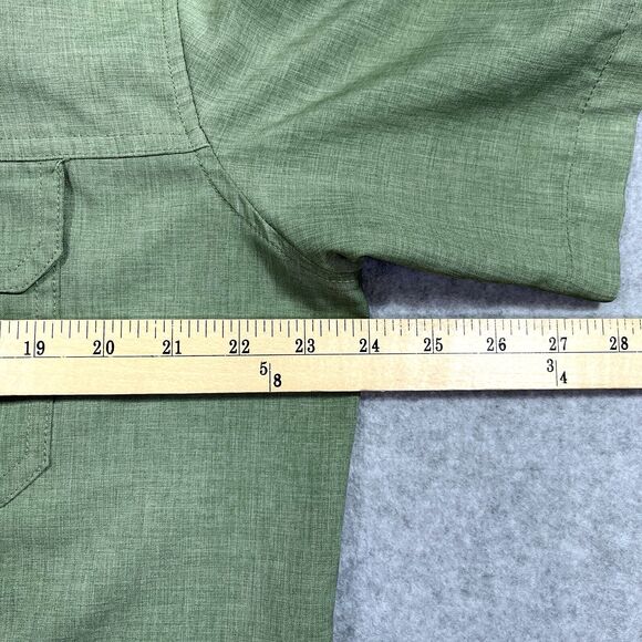 Orvis Men's Green Short Sleeve Button Down Shirt 1369167 Size Large L - Picture 5 of 9